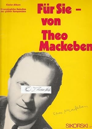 THEO MACKEBEN (1897-1953) deutscher Pianist, Dirigent und Komponist vieler bekannter Bühnen- und ...