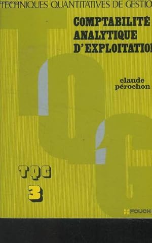 Bild des Verkufers fr Comptabilit analytique d'exploitation zum Verkauf von Le-Livre