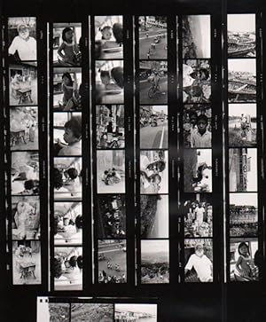 Travel in Asia Far East? Artistic Study Old contact print photo 1970