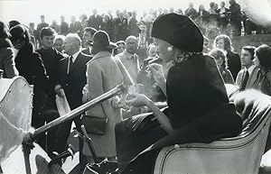 Paris Auteuil Fashion Week Grand Steeple-Chase Old photo Huet 1972