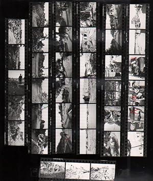 Travel in Asia Middle East? Artistic Study Old contact print photo 1970