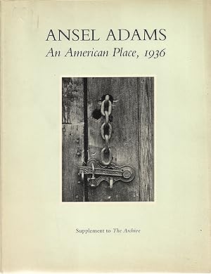 Seller image for Ansel Adams: An American Place, 1936 for sale by Cher Bibler