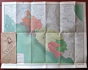 Lazio (Provincia di Roma). Carta corografica stradale.