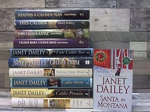 Seller image for Author Janet Dailey Four Book Bundle Includes: Calder Promise - Shifting Calder Wind - Lone Calder Star - Calder Storm for sale by Archives Books inc.