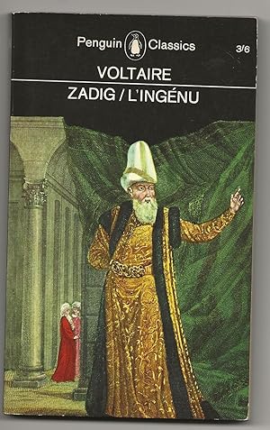 Imagen del vendedor de Zadig / L'ingenu a la venta por Frances Wetherell