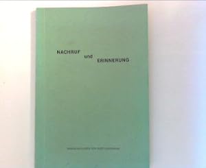 Seller image for Nachruf und Erinnerungen: Kriegsballaden for sale by ANTIQUARIAT FRDEBUCH Inh.Michael Simon