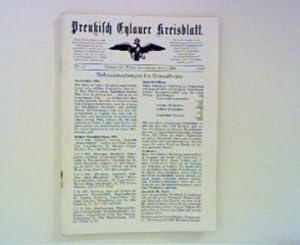 Seller image for Preuisch Eylauer Kreisblatt Nr. 37 ; Mai 1984 Herausgeber Heimatkreis Pr. Eylau in der Landsmannschaft Ostpreuen e. V. ; for sale by ANTIQUARIAT FRDEBUCH Inh.Michael Simon