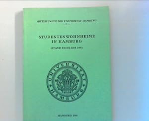 Bild des Verkufers fr Studentenwohnheime in Hamburg Stand Frhjahr 1966 Mitteilungen der Universitt Hamburg : 11 zum Verkauf von ANTIQUARIAT FRDEBUCH Inh.Michael Simon