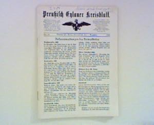 Immagine del venditore per Preuisch Eylauer Kreisblatt Nr. 38 ; Dezember 1984 Herausgeber : Heimatkreis Pr. Eylau in der Landsmannschaft Ostpreuen e. V. ; venduto da ANTIQUARIAT FRDEBUCH Inh.Michael Simon