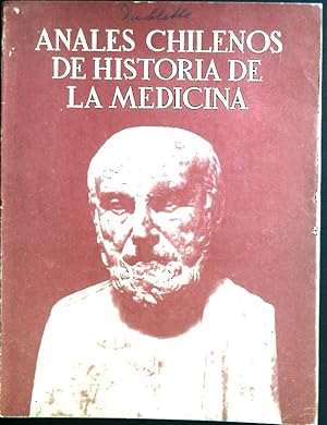 Bild des Verkufers fr Anales Chilenos de Historia de la Medicina, ANO VIII, Volumen Unico, 1966. zum Verkauf von books4less (Versandantiquariat Petra Gros GmbH & Co. KG)