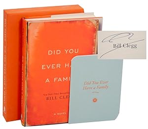 Bild des Verkufers fr Did You Ever Have a Family (Signed First Edition) zum Verkauf von Jeff Hirsch Books, ABAA