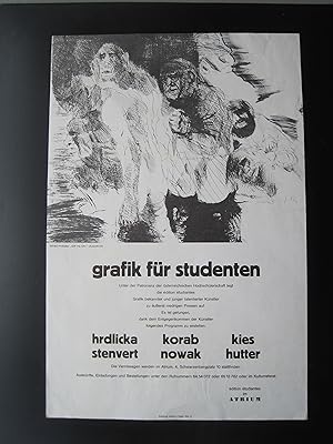 grafik für studenten. Hrdlicka - korab - stenvert - nowak - hutter. Größe: 63 x 41 cm, oben und u...