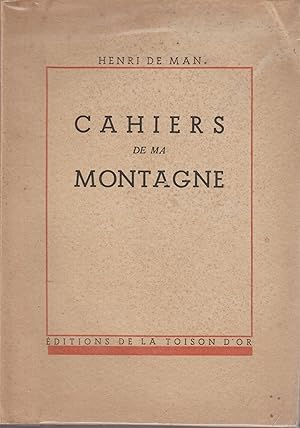 Imagen del vendedor de Cahiers de ma montagne a la venta por Librairie l'Aspidistra