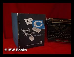 Seller image for Handy type index and price list for sale by MW Books
