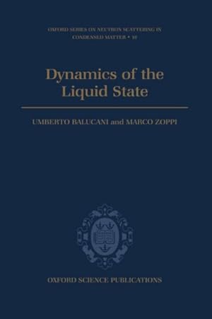 Seller image for Dynamics of the Liquid State for sale by GreatBookPricesUK