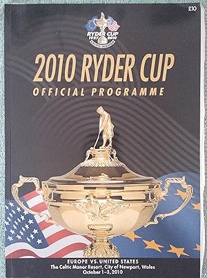 Immagine del venditore per 2010 Ryder Cup Official Programme venduto da Revival Book Studio