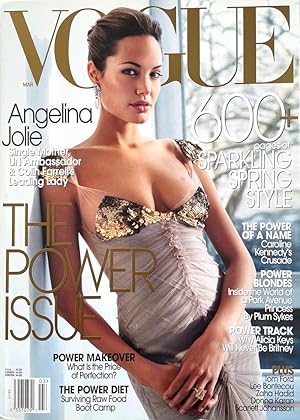 Vogue Magazine March 2004 (Angelina Jolie cover)