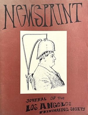 Bild des Verkufers fr Newsprint, The Journal of the Los Angeles Printmaking Society / Winter 1994-95 zum Verkauf von Randall's Books
