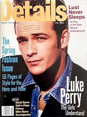 Details magazine April 1992 (Luke Perry cover)