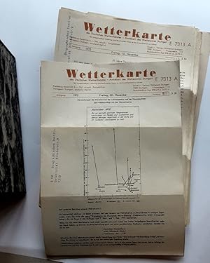 Wetterkarte des Deutschen Wetterdienstes. - Amtsblatt des Wetteramtes Stuttgart. - 1961-1972 (Los...