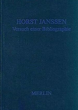 Horst Janssen - Versuch einer Bibliographie.