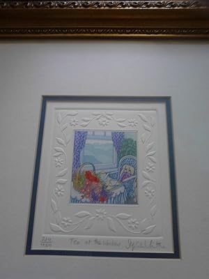 Framed "Tea At The Window" (Hand Signed & Numbered Etching)