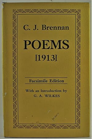 Poems 1913 Facsimile Edition with an introduction by G.A. Wilkes