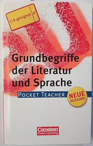 Pocket Teacher - Sekundarstufe I (mit Umschlagklappen): Grundbegriffe der Literatur und Sprache