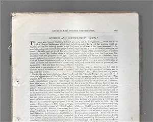 Image du vendeur pour George And Robert Stephenson mis en vente par Legacy Books II