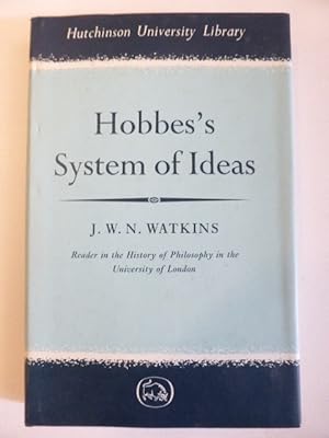 Seller image for Hobbes's System of Ideas: a Study in the Political Significance of Philosophical Theories for sale by Idle Booksellers PBFA