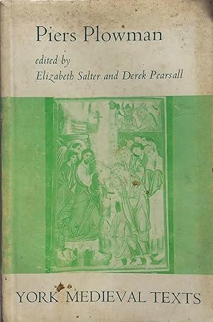 Image du vendeur pour Piers Plowman. Edited by Elizabeth Salter and Derek Pearsall. mis en vente par R.G. Watkins Books and Prints