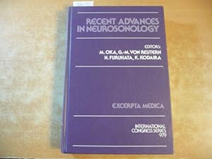 Seller image for Recent Advances in Neurosonology: Proceedings of the Fourth Meeting of the Neurosonology Research Group of the World Federation of Neurology, Hiroshima, 6-8 June 1991 (International Congress Series) for sale by Gebrauchtbcherlogistik  H.J. Lauterbach