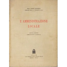 Bild des Verkufers fr L'amministrazione locale zum Verkauf von Libreria Antiquaria Giulio Cesare di Daniele Corradi