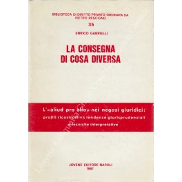 Bild des Verkufers fr La consegna di cosa diversa zum Verkauf von Libreria Antiquaria Giulio Cesare di Daniele Corradi