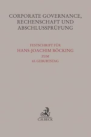 Seller image for Corporate Governance, Rechenschaft und Abschlussprfung for sale by Rheinberg-Buch Andreas Meier eK
