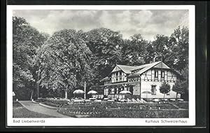 Ansichtskarte Bad Liebenwerda, Kurhaus Schweizerhaus