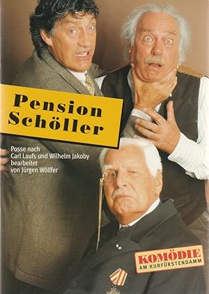 Bild des Verkufers fr Programmheft PENSION SCHLLER Posse von Carl Laufs und Wilhelm Jacoby Gastspiel Dresden 8.-23. Oktober 2004 zum Verkauf von Programmhefte24 Schauspiel und Musiktheater der letzten 150 Jahre