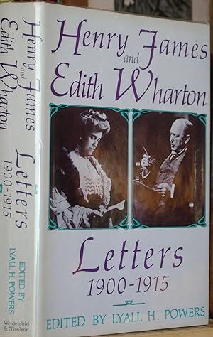 Seller image for Henry James and Edith Wharton, Letters 1900-1915 for sale by James Howell Rare Books