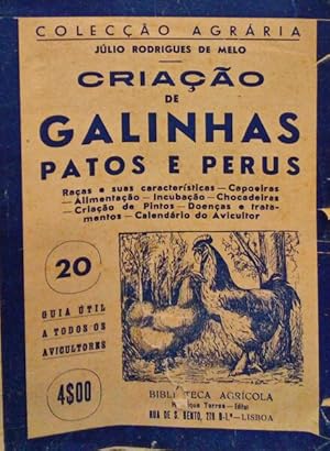 CRIAÇÃO DE GALINHAS, PATOS E PERUS.