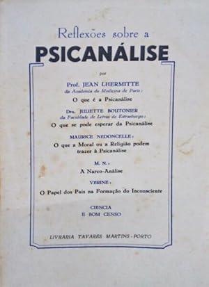 Image du vendeur pour REFLEXES SOBRE A PSICANLISE. mis en vente par Livraria Castro e Silva