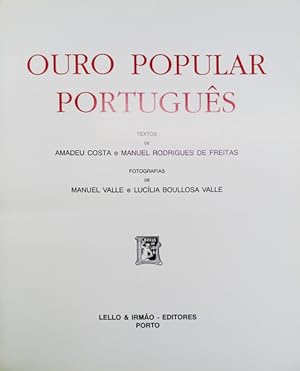 Seller image for OURO POPULAR PORTUGUS. for sale by Livraria Castro e Silva