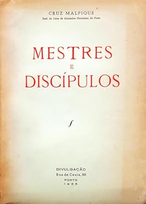 Seller image for MESTRES E DISCPULOS. for sale by Livraria Castro e Silva