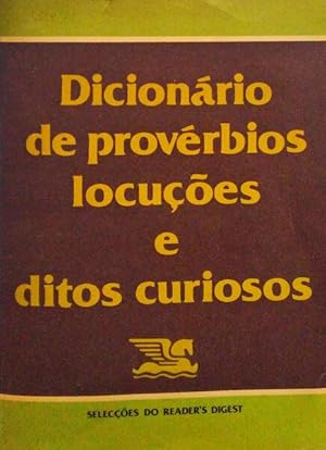 Immagine del venditore per DICIONRIO DE PROVRBIOS, LOCUES E DITOS CURIOSOS. venduto da Livraria Castro e Silva