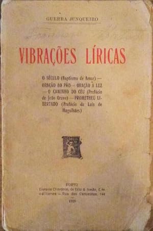 VIBRAÇÕES LÍRICAS. [1.ª EDIÇÃO]