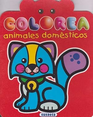 Image du vendeur pour Colorea animales domsticos. Edad: 2+. mis en vente par La Librera, Iberoamerikan. Buchhandlung