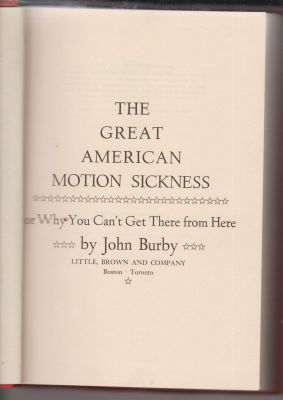 Imagen del vendedor de The Great American Motion Sickness a la venta por Robinson Street Books, IOBA