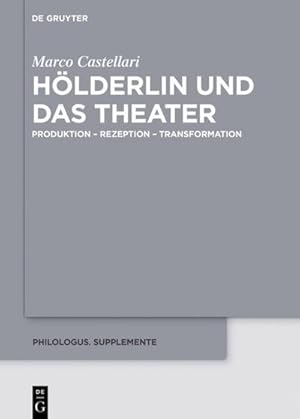 Bild des Verkufers fr Hlderlin und das Theater : Produktion  Rezeption  Transformation zum Verkauf von AHA-BUCH GmbH