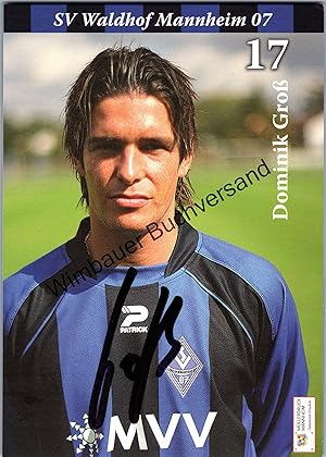 Bild des Verkufers fr Original Autogramm Dominik Gro Waldhof Mannheim /// Autograph signiert signed signee Saison 2007/08 zum Verkauf von Antiquariat im Kaiserviertel | Wimbauer Buchversand