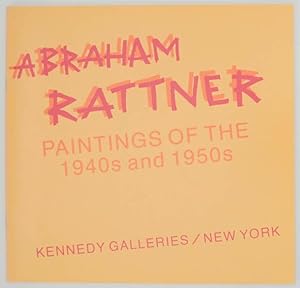 Seller image for Abraham Rattner: Paintings of the 1940s and 1950s for sale by Jeff Hirsch Books, ABAA