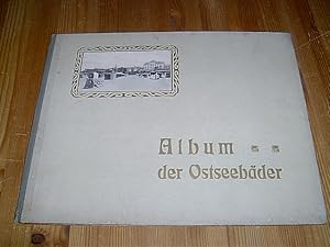 Album der Ostseebäder. 2 Panoramen und 28 Ansichten nach Momentaufnahmen in Photographiedruck.